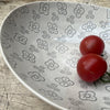 Wonki Ware Oval Bowl - Large - Warm Grey Lace
