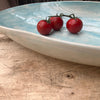Wonki Ware Oval Bowl - Extra Large - Turquoise Wash