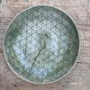 Wonki Ware Medium Spaghetti Bowl - Dark Green Lace
