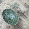 Wonki Ware Oval Bowl - Extra Small - Dark Green Lace