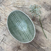 Wonki Ware Oval Bowl - Extra Small - Dark Green Lace