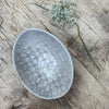 Wonki Ware Oval Bowl - Small - Warm Grey Lace