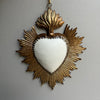 White Milagro Heart Wall Hanging Decoration