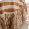 Wide Stripe Tablecloth - Round - 190cm Diameter