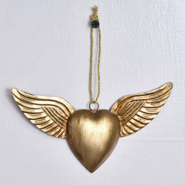 Wing Milagro Heart Hanging Ornament