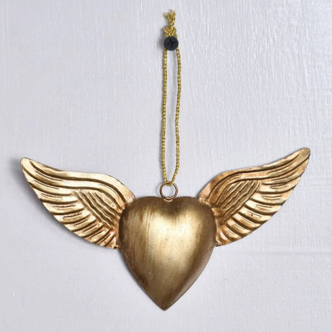 Wing Milagro Heart Hanging Ornament