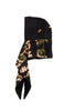 Wisteria Black Velvet Hood - One Hundred Stars