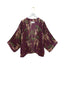 Wisteria Plum Wool Kimono - One Hundred Stars