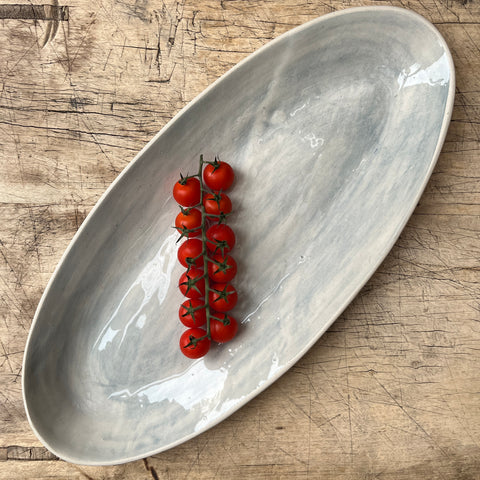 Wonki Ware Bamboo Platter - Large - Duck Egg Wash