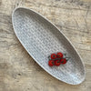 Wonki Ware Bamboo Platter - Medium - Warm Grey Lace A