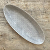 Wonki Ware Bamboo Platter - Medium - Warm Grey Lace B