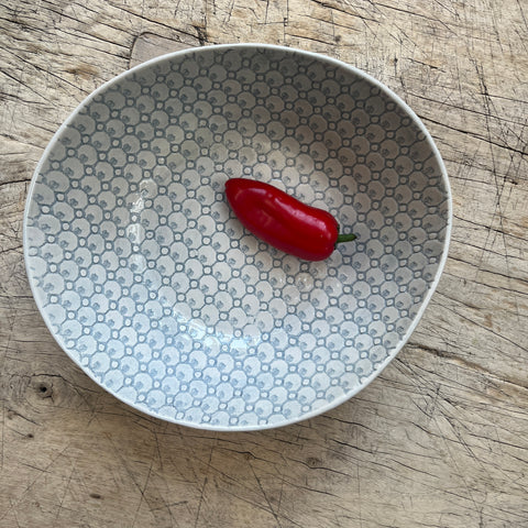 Wonki Ware DM Bowl - Duck Egg Lace