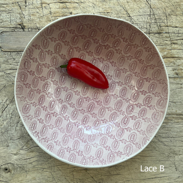 Wonki Ware DM Bowl - Pink Lace