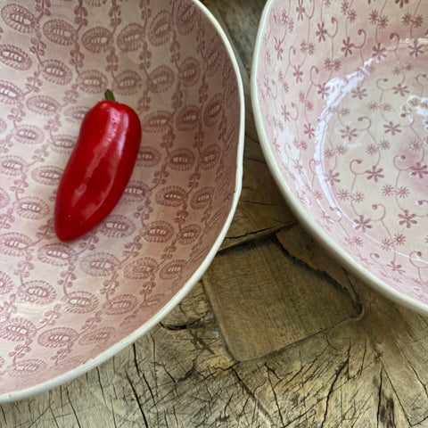 Wonki Ware DM Bowl - Pink Lace