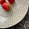 Wonki Ware Extra Large Shallow Salad Bowl - Warm Grey Lace
