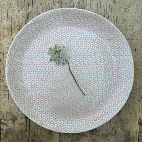 Wonki Ware Large Cake Plate - Pink Lace