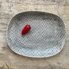 Wonki Ware Large Meat Platter - Charcoal Lace A