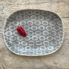 Wonki Ware Large Meat Platter - Charcoal Lace 