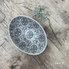 Wonki Ware Oval Bowl - Extra Small - Charcoal Lace