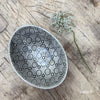 Wonki Ware Oval Bowl - Extra Small - Charcoal Lace