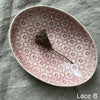 Wonki Ware Oval Bowl - Medium - Pink Lace