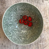 Wonki Ware Pasta Bowl - Dark Green Lace