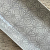 Wonki Ware Prawn Serving Dish or Platter - Small - Warm Grey Lace