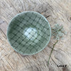 Wonki Ware Pudding Bowl - Dark Green Lace