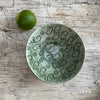 Wonki Ware Pudding Bowl - Dark Green Lace