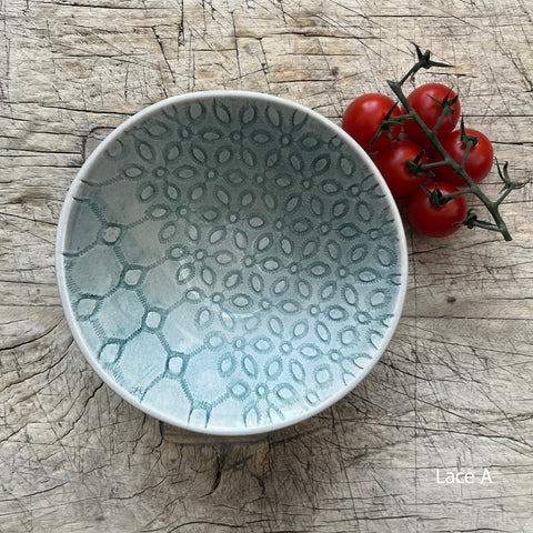 Wonki Ware Pudding Bowl - Marine Lace