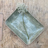 Wonki Ware Rectangular Utensil Dish - Dark Green Lace