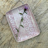 Wonki Ware Rectangular Utensil Dish - Pink Lace
