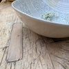 Wonki Ware Salad Bowl - Small - Duck Egg Lace