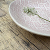 Wonki Ware Small Spaghetti Bowl - Pink Lace