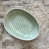 Wonki Ware Sushi or Tapas Dish - Spearmint Lace