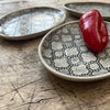 Wonki Ware Sushi or Tapas Flat Plate - Charcoal Lace