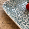 Wonki Ware Trough Serving Platter - Small - Marine Lace