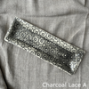 Wonki Ware Utensil Dish Charcoal Lace