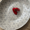 Wonki Ware XL Pebble Oval Platter - Warm Grey Lace C
