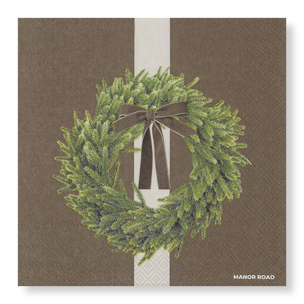 Woodland Velvet Paper Napkins - Cocktail