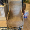 Woven Rattan Lounging Armchair