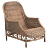 Lounging Woven Rattan Armchair