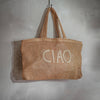 Woven Ciao Tote Bag