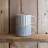 Yarrow Mug - Large - Brushed Indigo Blue - Set of Two - Kindred Mugs