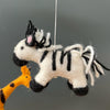 Handmade Felt Zoo Animals Mobile - Fairtrade