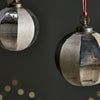 Etched Gold Stripe Giant Baubles - Two Size Options