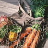 Classic French String Market Bag - Regular Size - Long Handles
