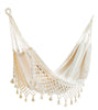 Cotton Hammock with Fringes - Olive or Ecru