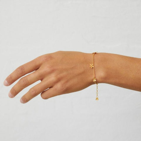 Wild Poppy Bracelet - Gold - Pernille Corydon