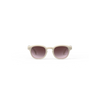 Izipizi Sunglasses - Style C (stylish, retro, bold, square) - Vintage Cream
